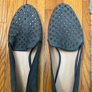 Franco Sarto Blue Flats - like new! Size 6.5M